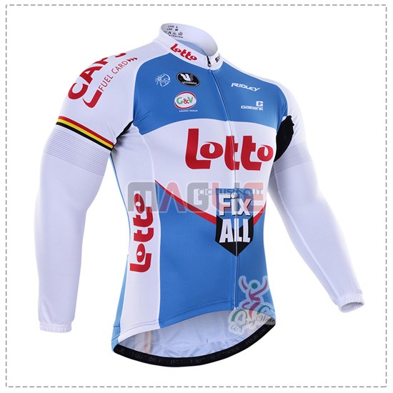 Maglia Lotto manica lunga 2016 bianco e blu - Clicca l'immagine per chiudere